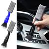 1pcs 2 In 1 Car Cleaning Brush Dashboard Air Outlet Gap Remove Dust Tools For Mercedes Benz AMG W204 W205 W212 GLC GLE GLS CLA