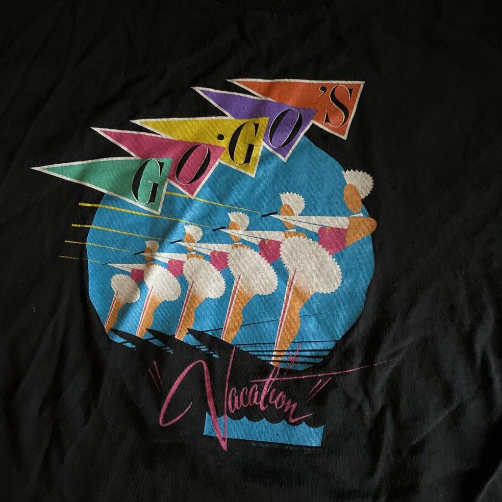 New Popular The Go-Go's Black T-Shirt Cotton Full Size S-4XL BL616