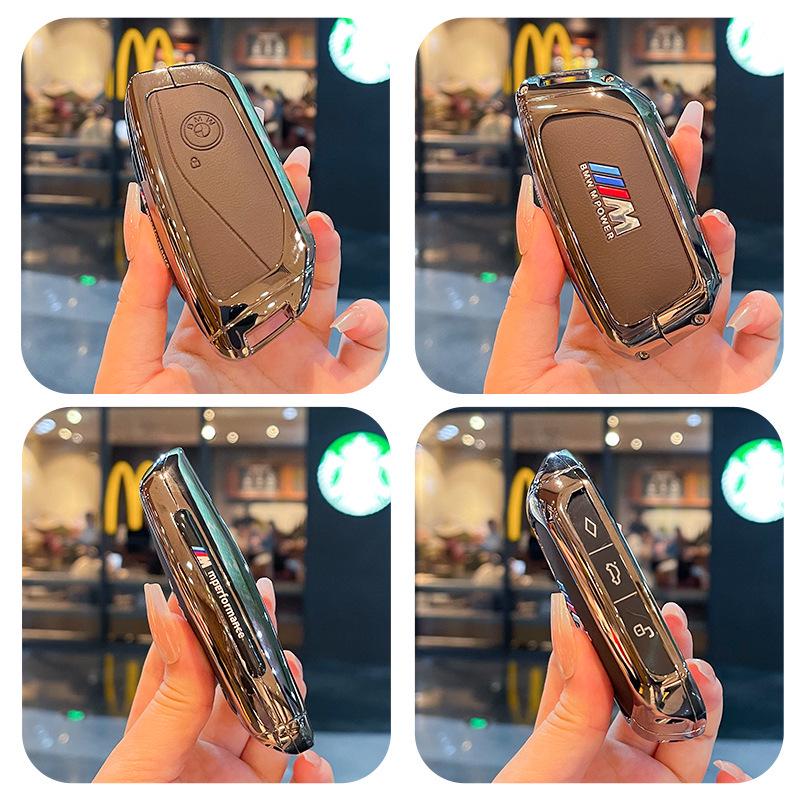 Compatible BMW Key Covers for X1/X2/X3/X4/X5/X6, 7/5/3 Series, Blade i3, and 525/325/530li Models