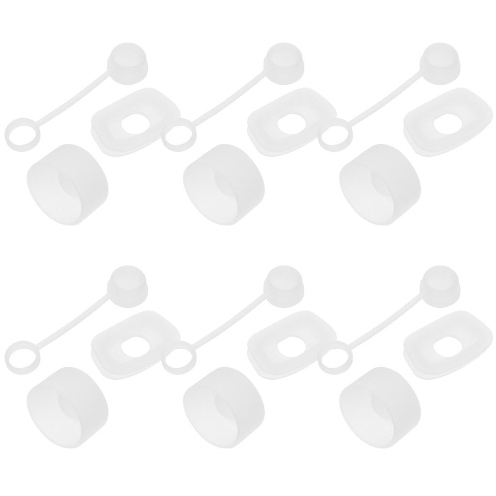 1 set Spill Proof Stopper For Belly Bottle Silicone Leak Resistant Cap Replacement Easy Install Flexible Seal Practical