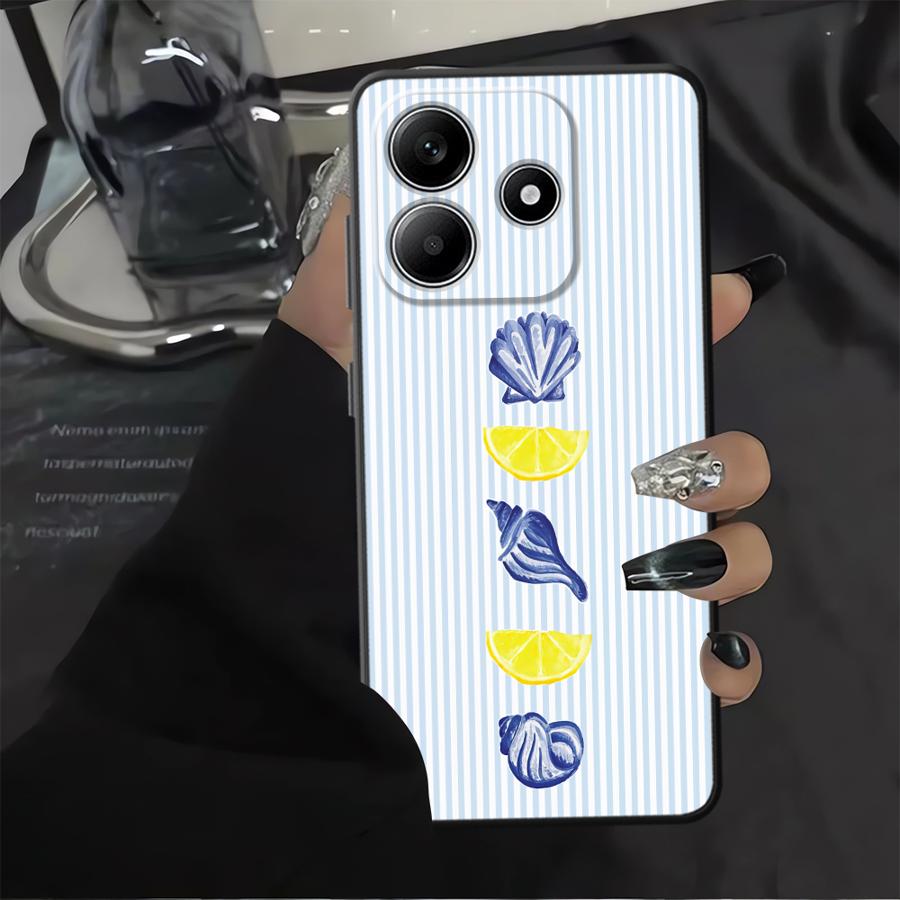 Marine Animals Case for Xiaomi Redmi Note 11 13 12 Pro Plus 10 9 8 Pro 10S 9s 12S 11S Soft Back Phone Cover