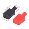 KIMISS 2pcs Terminal Cover, Universal Positive Negative Post Stud Cap Rubber Flexible Terminal Cap Insulated Protective Boots