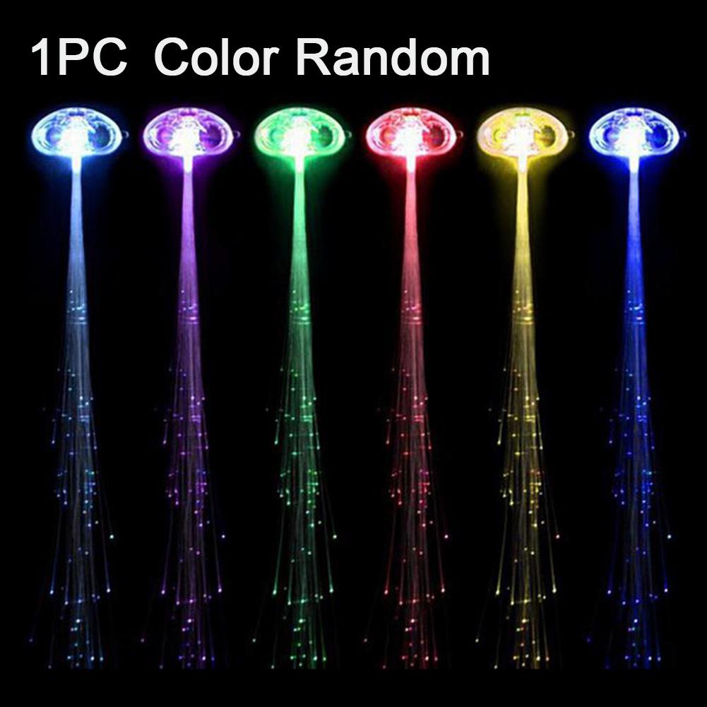 1PC LED Glowing Hair Clips For Women Fashion Luminous Hair Braid Girl's Hairpin Hair Decor Headwear Barrettes Hair Accessories