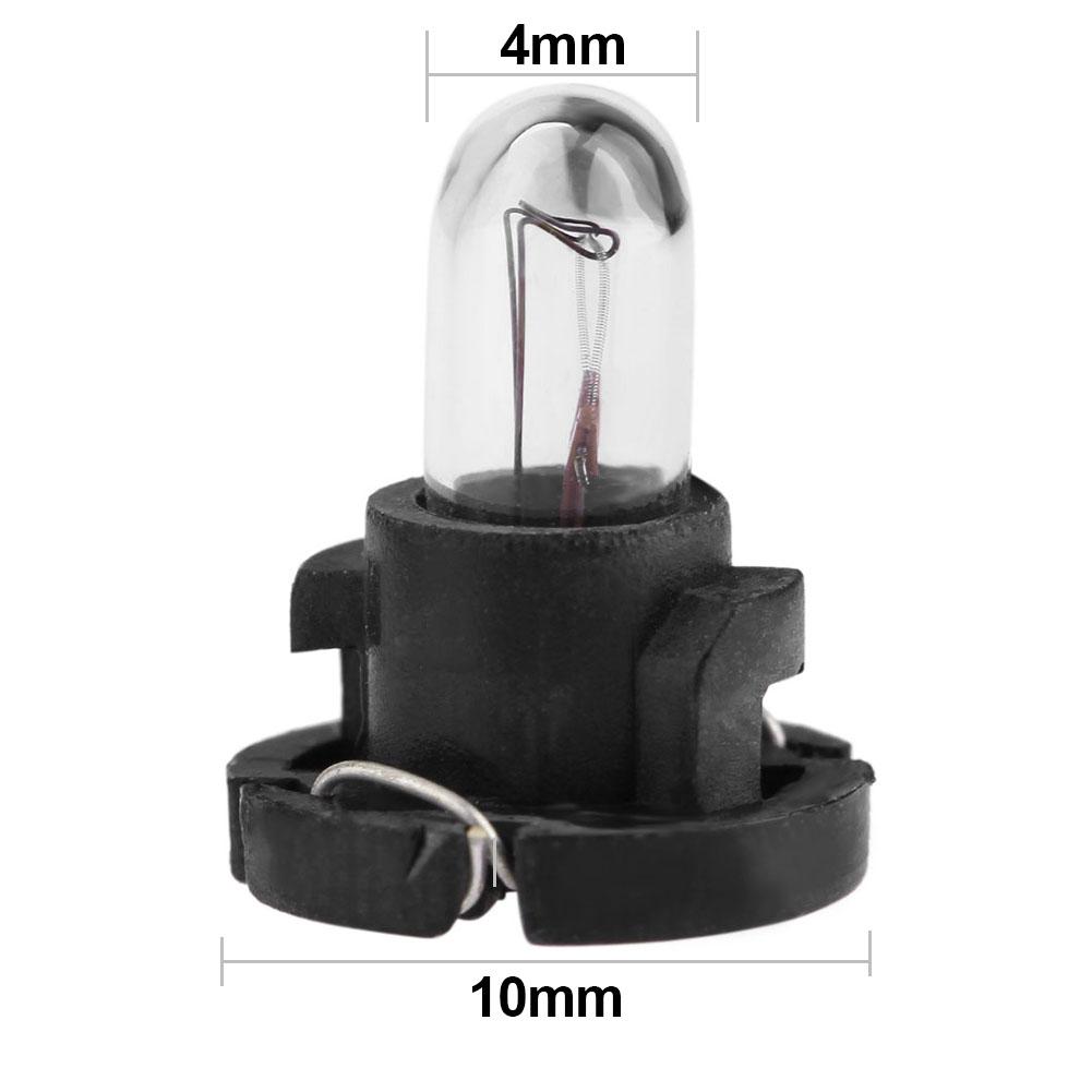 T4 12V 1.2W Car Auto Interior Instrument Light Bulbs Dashboard Lamps Light Universal For Honda Civic Toyota Nissan Mitsubishi