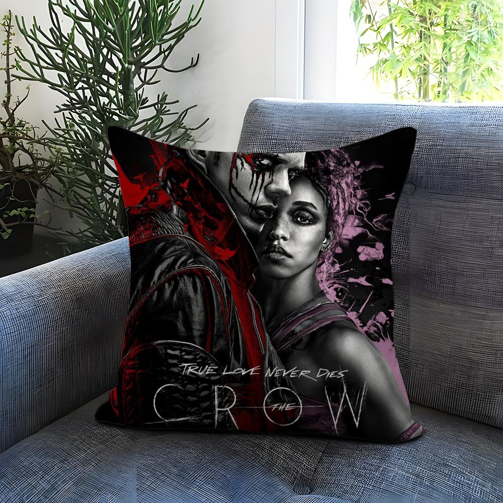 Movies R-Raven C-Crow Cushion Cover Comfortable Reversible Pillow Cover Ideal for Car Sofa Bedroom & Beyond