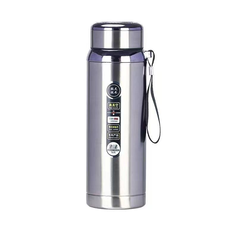 Large Capacity Vacuum Cup 316 Double-Layer Stainless Steel Men's Water Cup Female Student Portable Convenient Cold Insulation Iced Water Kettle Car