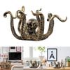 Halloween Unique Tentacles Skull Animal Sculpture Cup Holders Resins Ornament Hanging Hook for Home and Office Decors