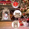 Christmas Gift Bags with Drawstring Closure - Santa, Reindeer, Snowman Designs -  Bonbons Verpakking Packaging Gift Bags