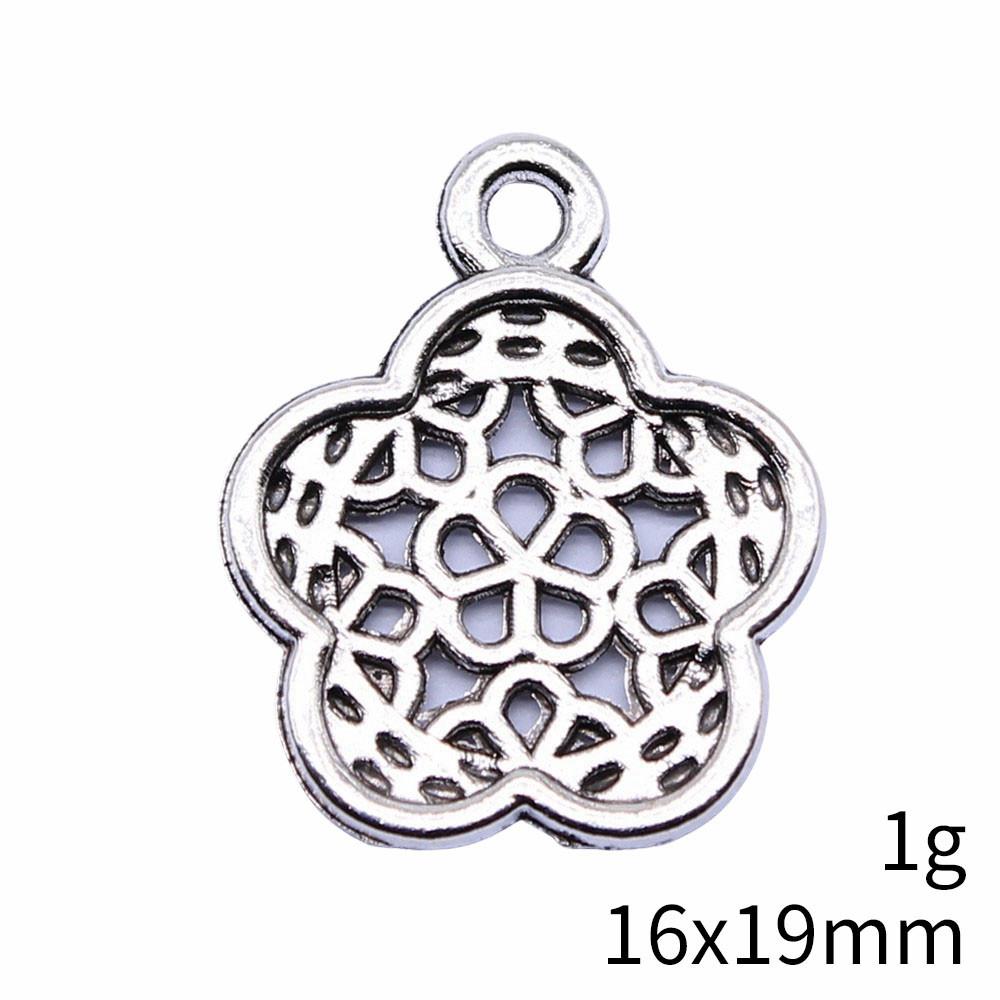 Gifts For Women Charms Italian Bracelet Small Flower Charms Pendant Ornaments For Home Phone Pendant