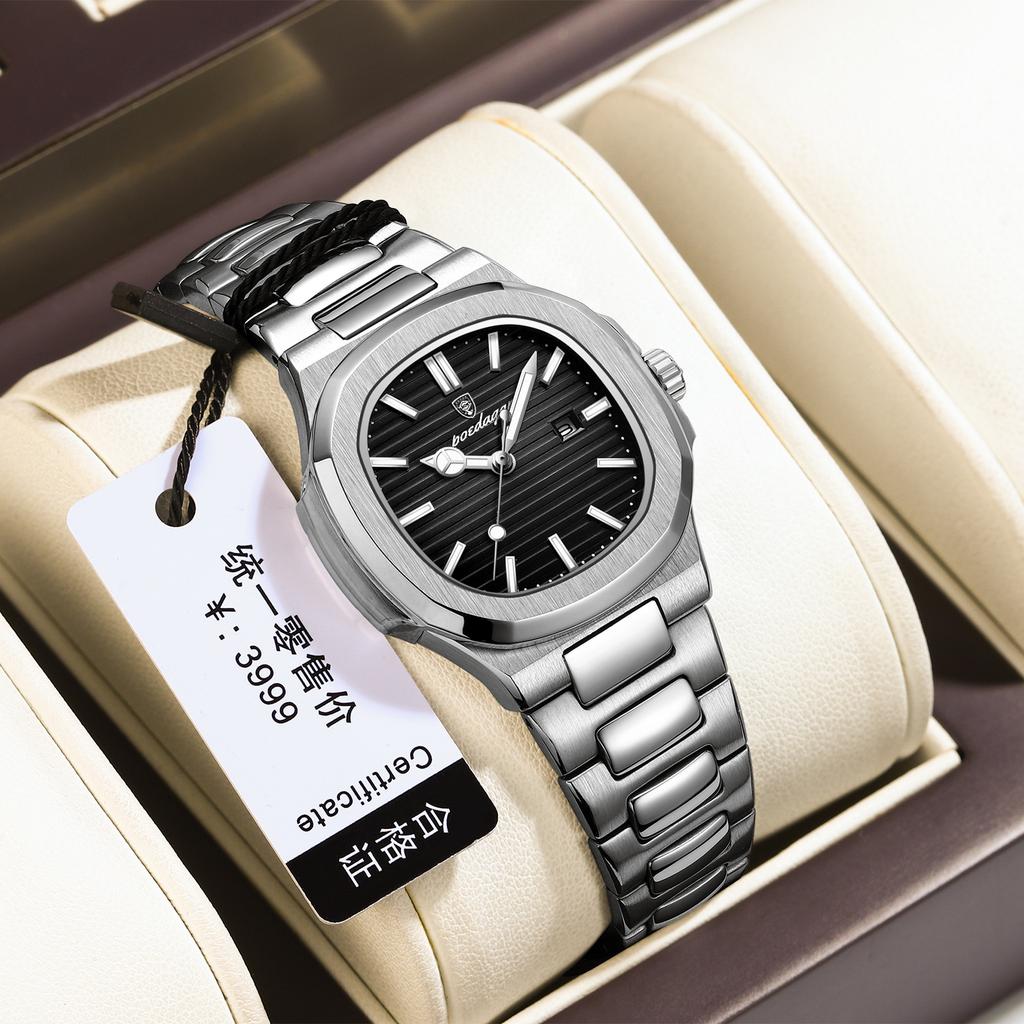 Luxe Dameshorloge Ultra-dun Lichtgevend Kwarts Horloge
