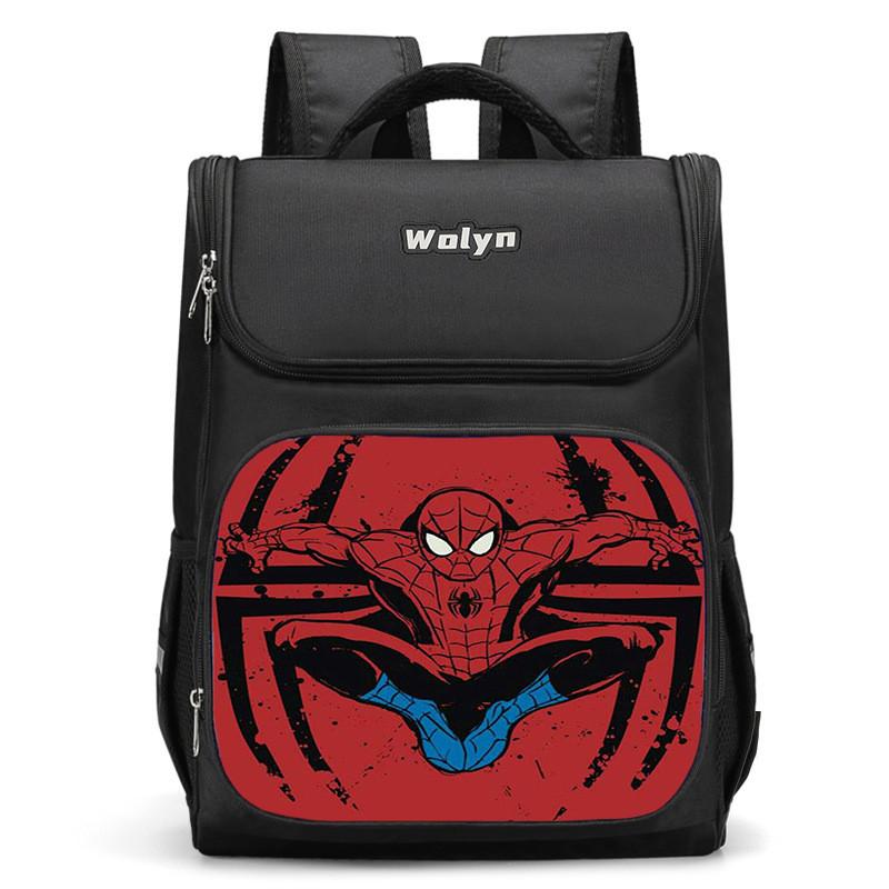 Lightweight Spiderman Girls Backpack With Large Storage For Use Educational