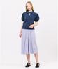 Jun By Jun K Three-Tuck A-Line Skirt_Lavender