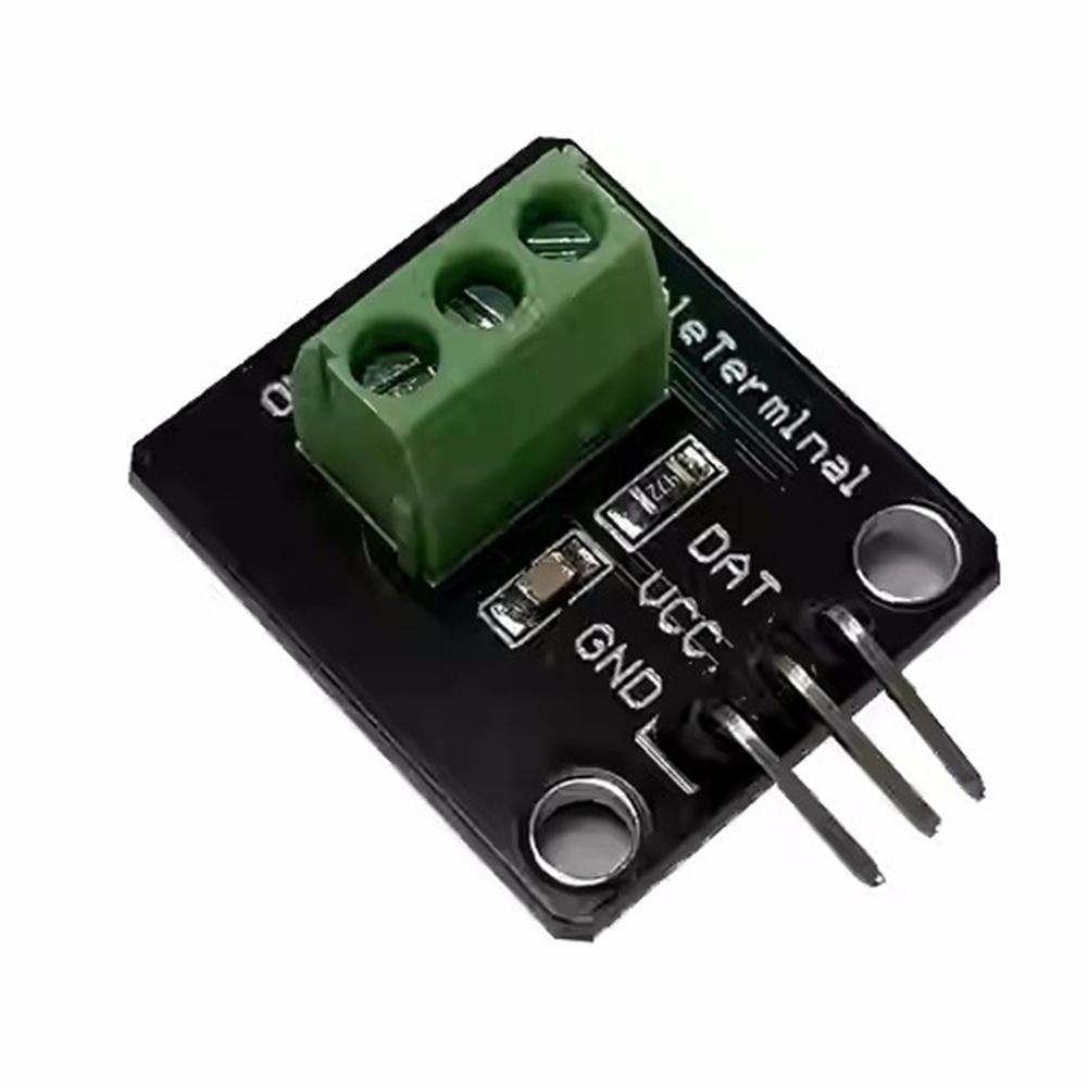 1set 3V-5.5V Temperature Sensor Module Pluggable Terminal Waterproof Temperature Sensor For Soil Temperature Detection