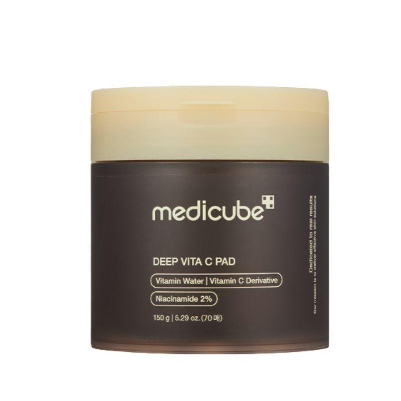 Medicube Deep Vita C Pad Brightening Vitamin C Exfoliating Toner Pad 150g 70 Pads 1