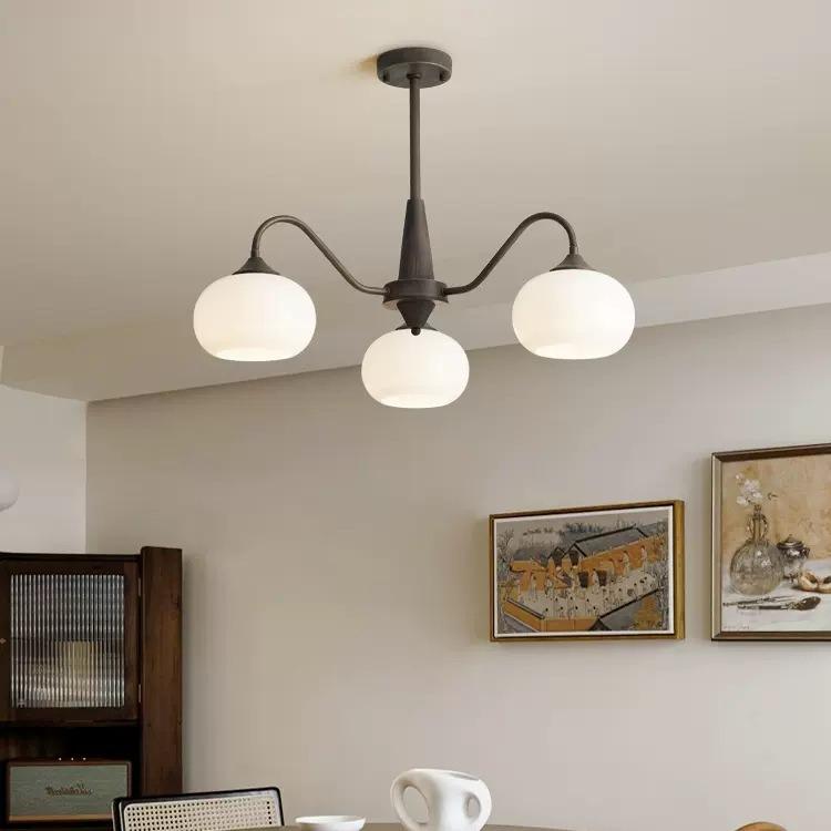American Retro Chandelier: Elegant Vintage Lighting for Living Rooms, Bedrooms & Dining Areas