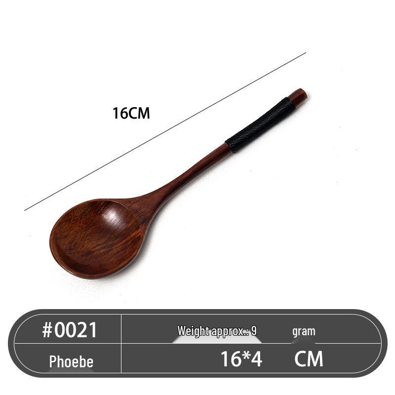 Japanese Style Camphor Wooden Spoon for Soup & Honey Stirring