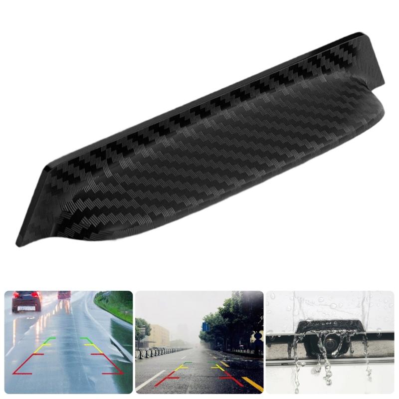 Night View Enhanced Auto Rear View Camera Guard Rainproof Trim ABS Construction Fog Resistance Rain Cover