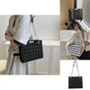 Chic Retro Large Capacity Tote Bag 2023 Summer New Fashion Chain Shoulder Bag For Casual Commute Crossbody
