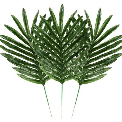 12 Stück Künstliche Blätter Plastik Falsche Cycasblätter Esstischdeko Falsche Cycas