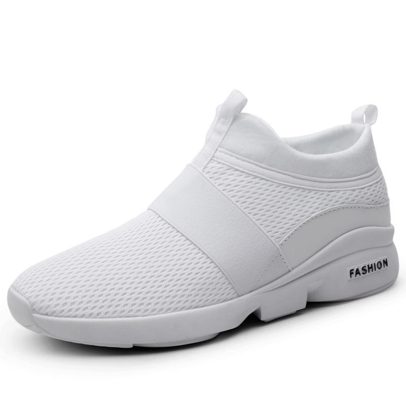 Men Sneakers Mesh Casual Shoes New Fashion Outdoor Comfortable Loafers Lightweight Walking Shoes Slip-On Men Shoes Plus Size 49