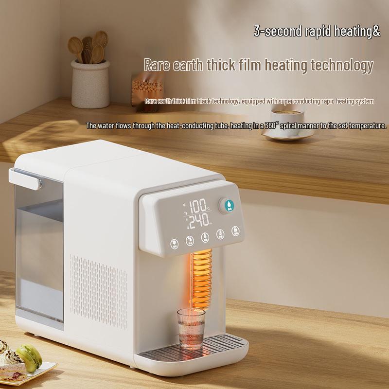 Dual-Use Desktop Water Dispenser: Cold & Instant Hot Water Purifier with 3-Second Rapid Heating