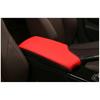Red + Black Microfiber Leather Car Central Armrest Box Cover Case For BMW F30 3