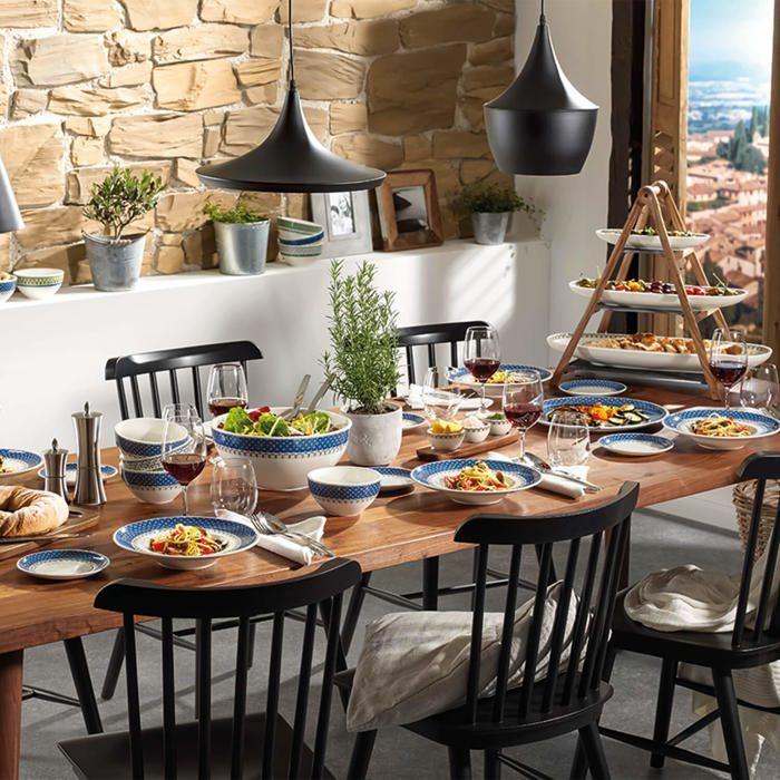 Brødtallerken - Villeroy & Boch - Casale Blu - 16 cm - Premium Porselen - Hvit/Blå