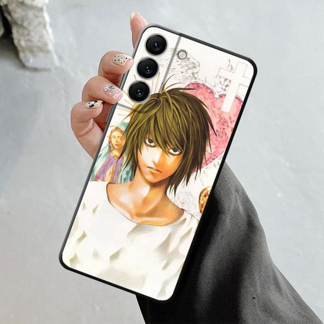 Pink Death Note Light Misa Phone Shell For Samsung Galaxy S23 S22 S21 S20 Fe Ultra S10 S9 S8 Plus Note 20ultra 10plus Case