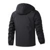 Workwear, Assault Suit, Men's Spring and Autumn Sports, Casual, Detachable Hoodie, Pie, Overcome Coat