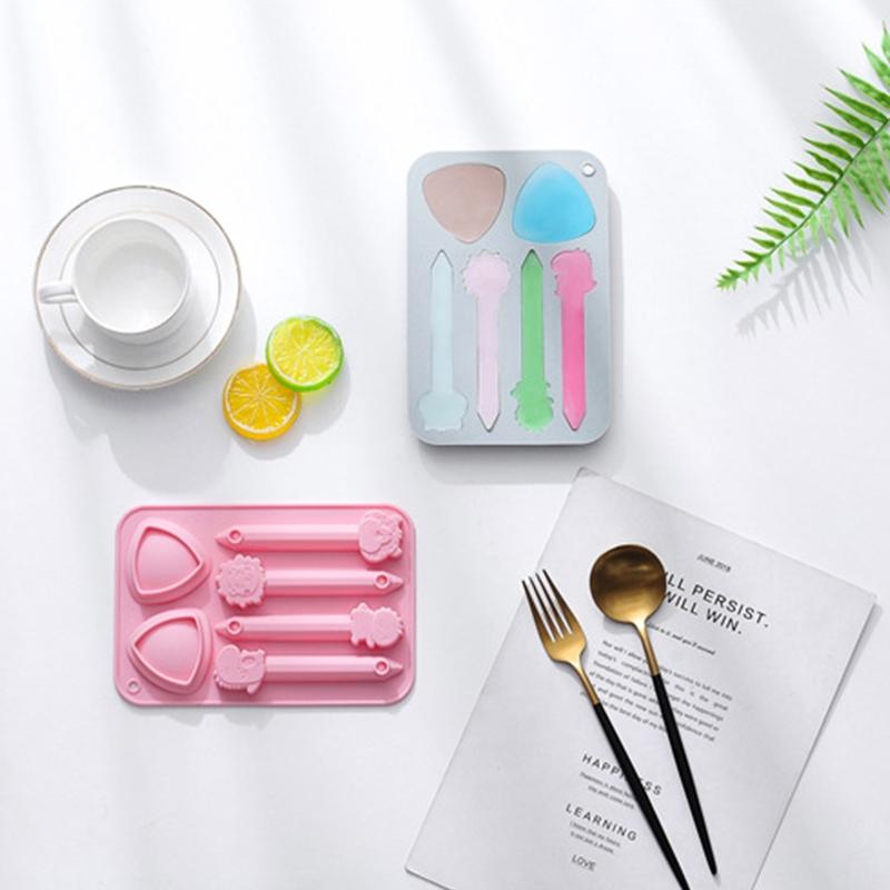 Stampo in Silicone per Pastelli da Pittura Tazza Disegno Bambino Stampo per Cupcake Cioccolato Fondant Strumenti Decorazione Torta Stampini per Pasta di Caramelle