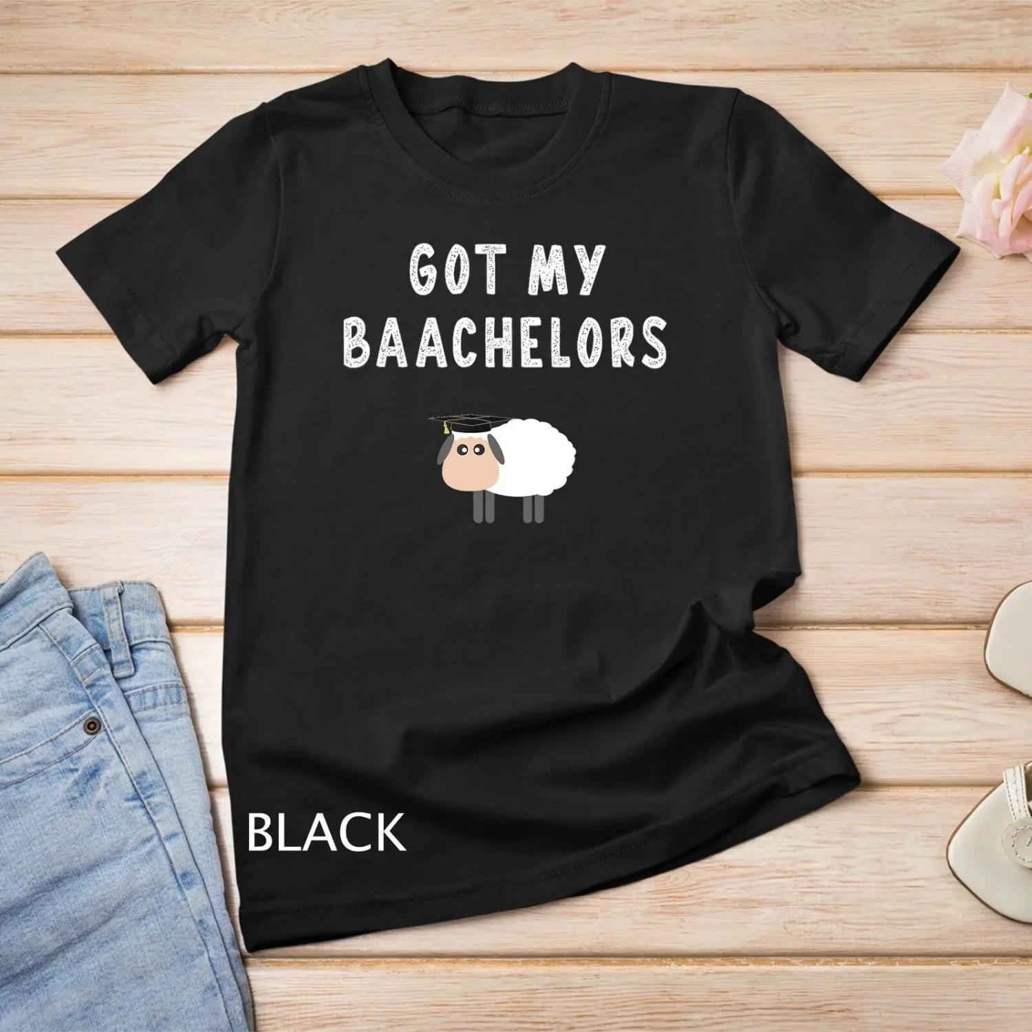 

2023 Bachelors Degree College Graduation s Funny Sheep T shirt XXXXXL різнокольоровий