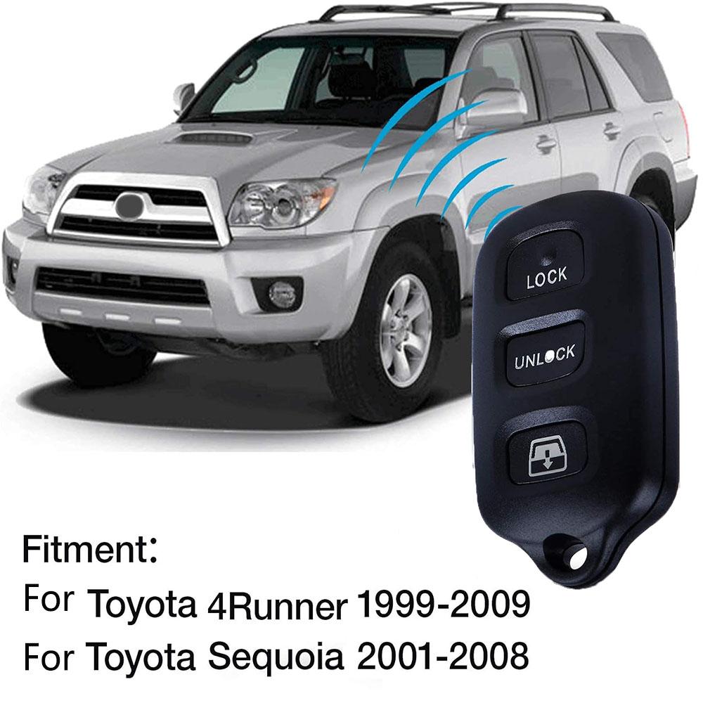2x Keyless Entry Remote Control Car Key Fob HYQ12BAN For Toyota 4Runner Sequoia