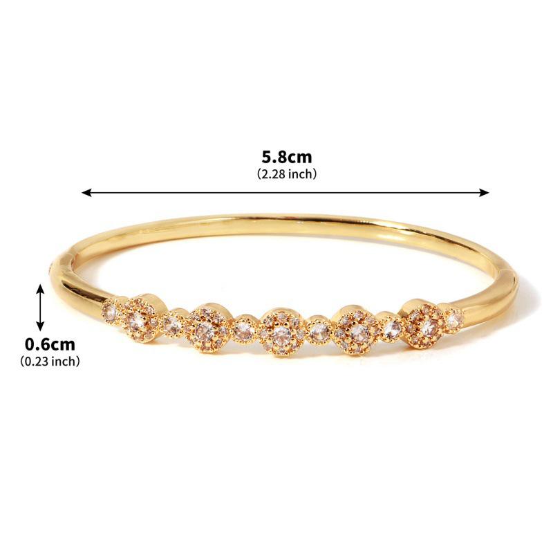 Cross Flower Zircon Bracelet: Light Luxury Mother-of-Pearl Four-Leaf Clover Jewelry