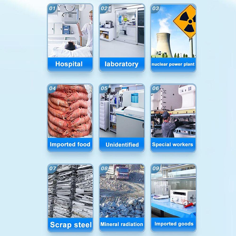 

For Material Inspection Beta Gamma Detector Nuclear Radiation Detector Black Versatile Detection Instrument Adjustable Settings China Mainland