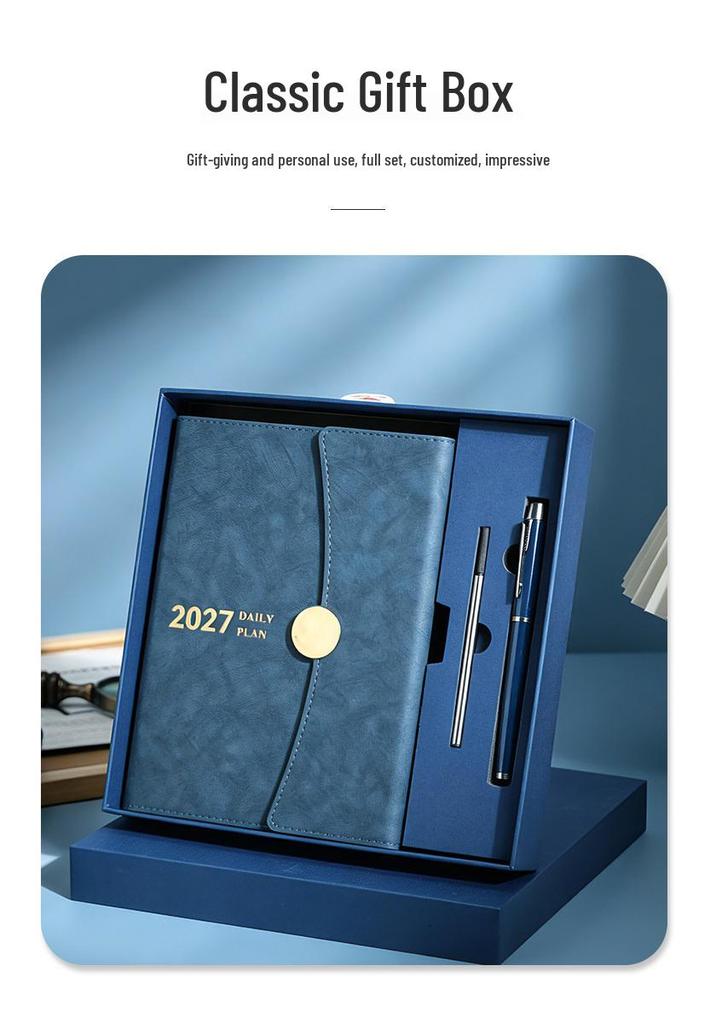 A5 2027 Spanish-English Daily Diary & Planner Gift Set