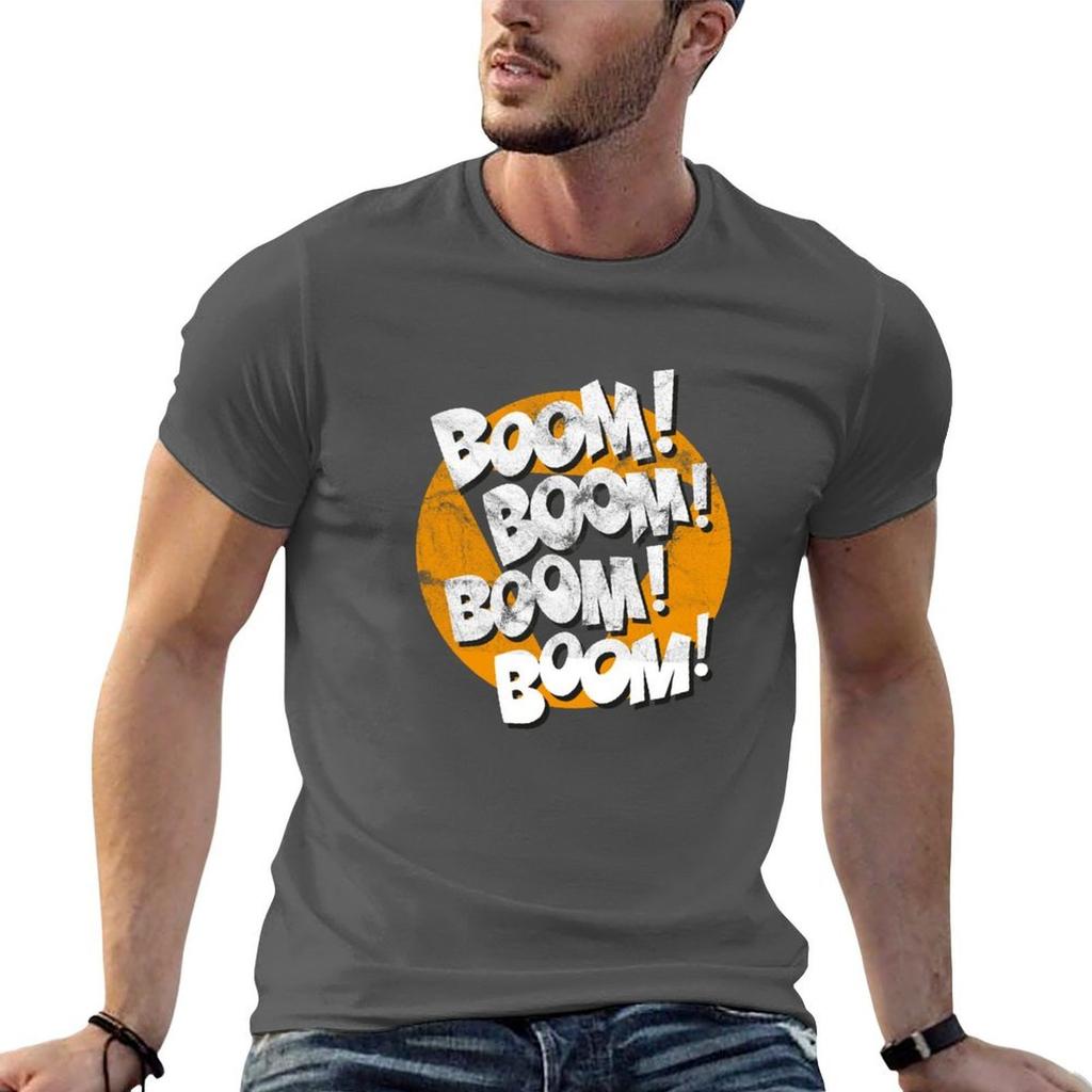 Boom Boom Boom TShirt Cotton T Shirts Man 100 T Shirts Designer TShirt