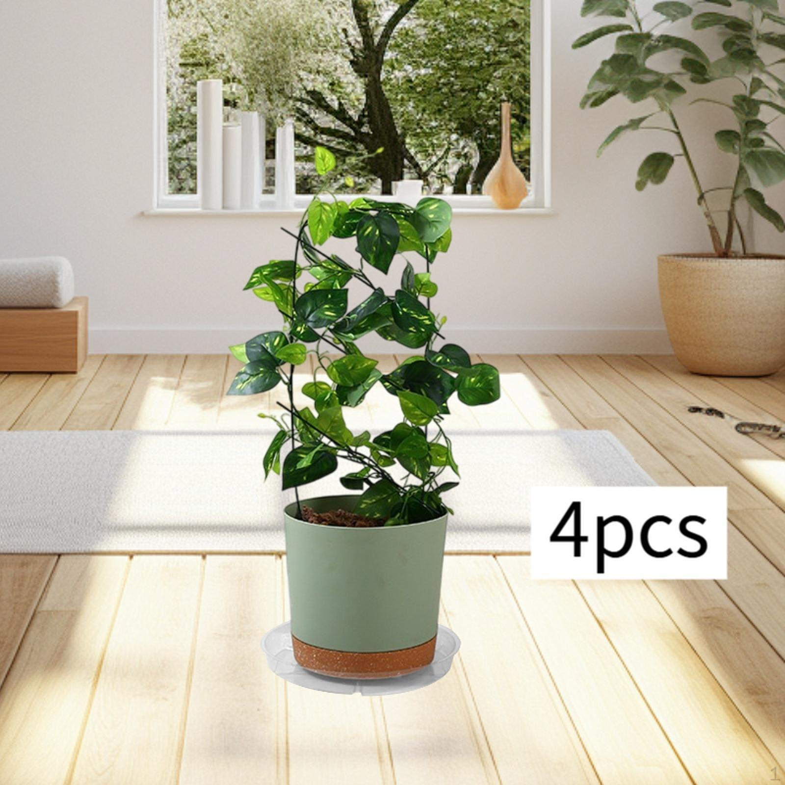 

Набор из 4 круглых поддонов для дренажа цветочных горшков 6inch