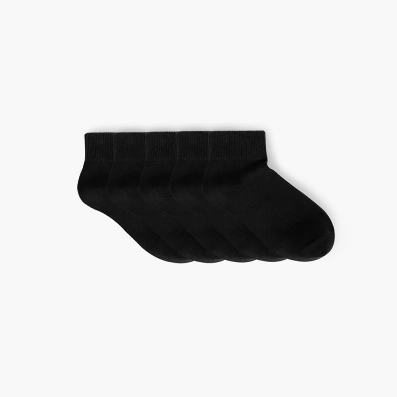 Basic Short Black 5-Piece Set Woman(220~250mm)