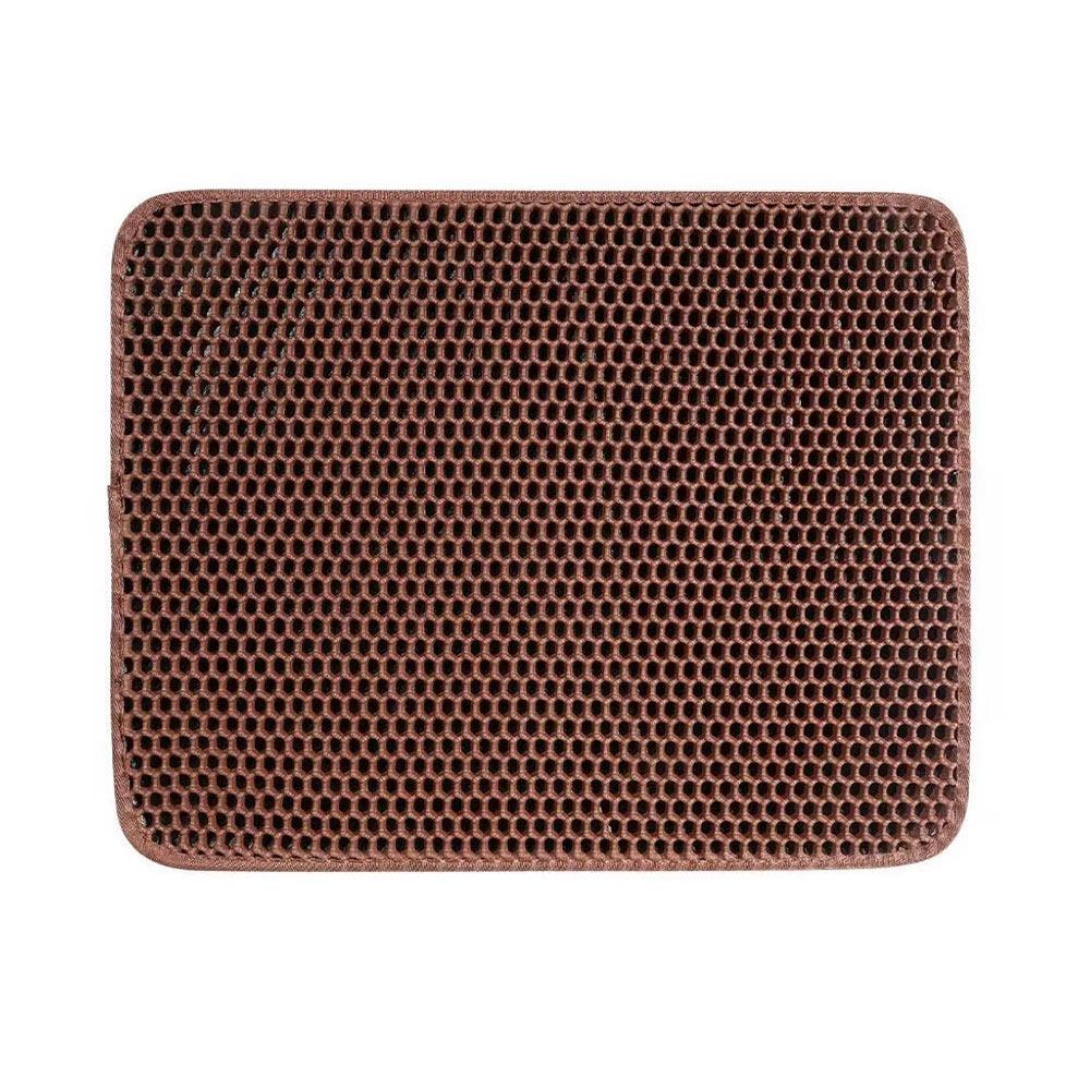 Waterproof Double Layer Cat Litter Pad EVA Kitten Dog Mat Sand Basin Filter Mat  Pet Accessories