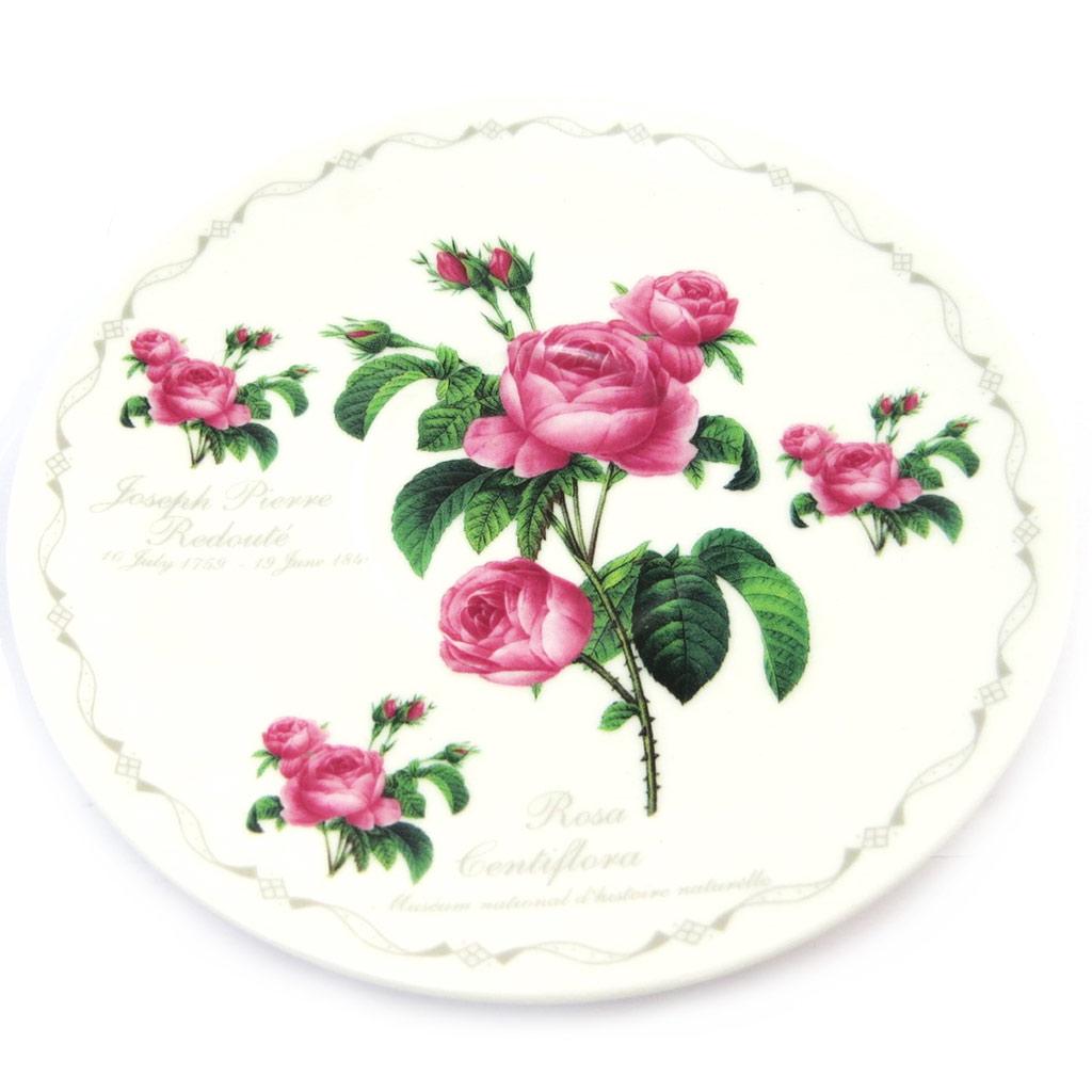 Les Trésors De Lily [N3668] - Cup + Saucer 'Rosa Romantica' Ivory Pink