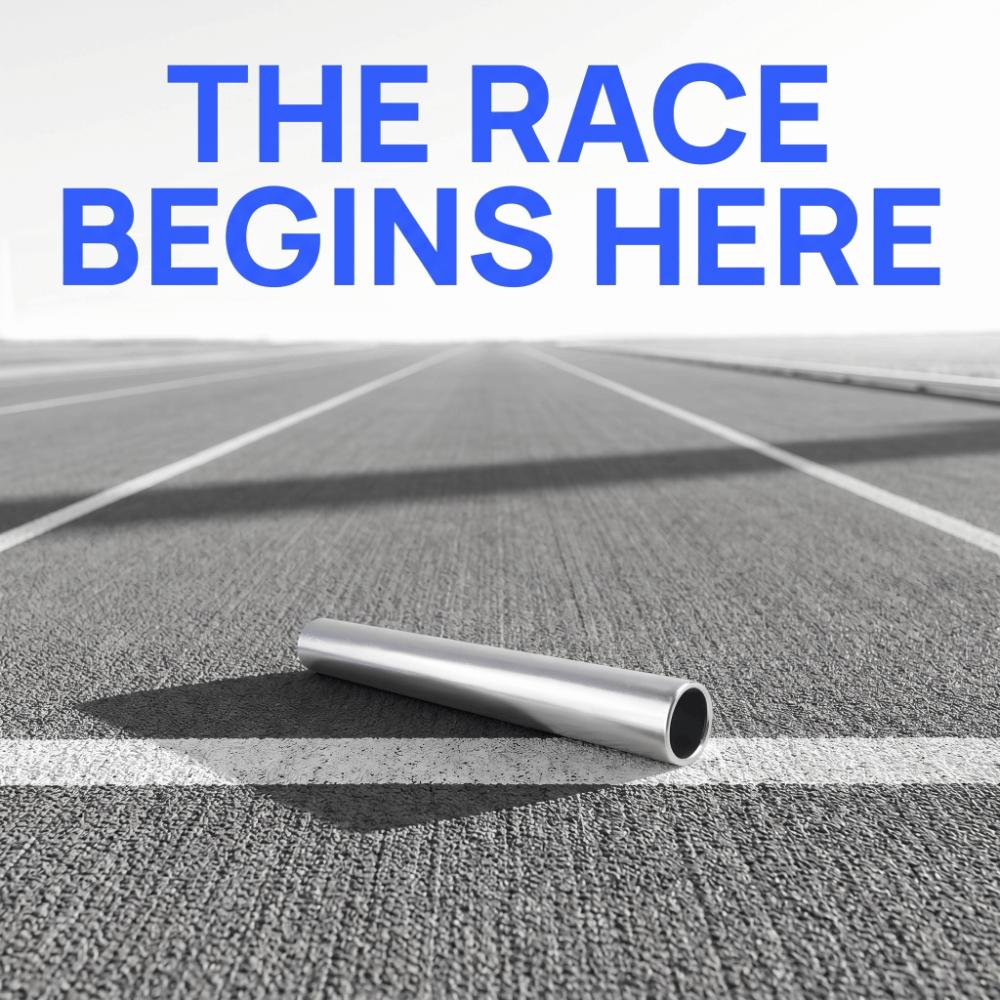 3PCS Smooth Surface Track Baton Hollow Tube Running Baton Reusable Relay Stick Relay Race