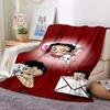 2026 New Model Cartoon B-Bettyy-Boopp  Blanket Flannel Sofa Bed Warm Plush Office  Comfortable Portable Gift Picnic Blanket