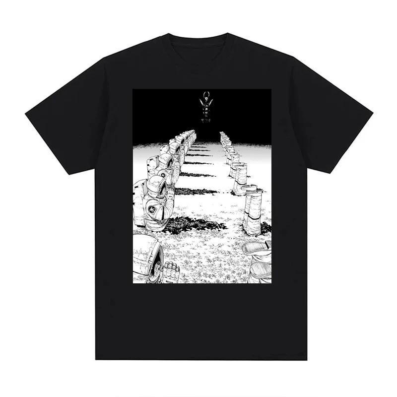 Japanische Anime Chainsaw Man T-Shirts 100% Baumwolle Unisex T-Shirts EU-Größe Manga Grafikdruck Kurzarm Harajuku Oberteile