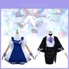 Genshin Impact Cosplay Outfit For Klee Featuring Cute And Vibrant Blue And Black Colors