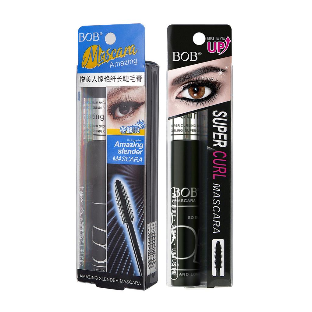 BOB mascara waterproof lengthened non-smudging slender dense curled natural long-lasting setting eyelash base makeup