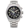 Men's Eco-Drive Super Titanium Watch AT2480-81E Quartz Silver Bracelet