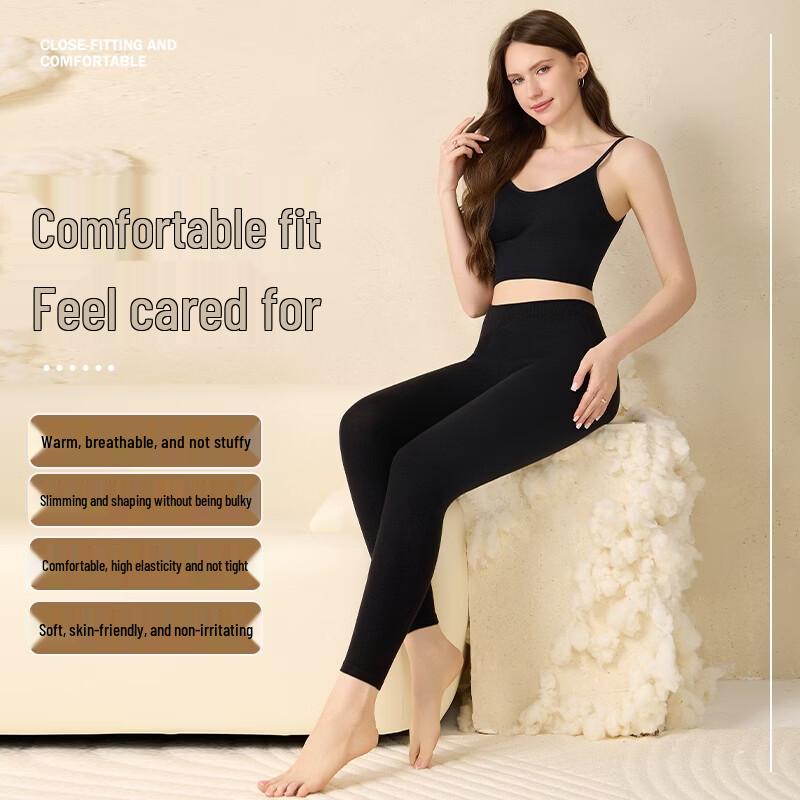 Hengyuanxiang Unisex Thermal Woolen Leggings