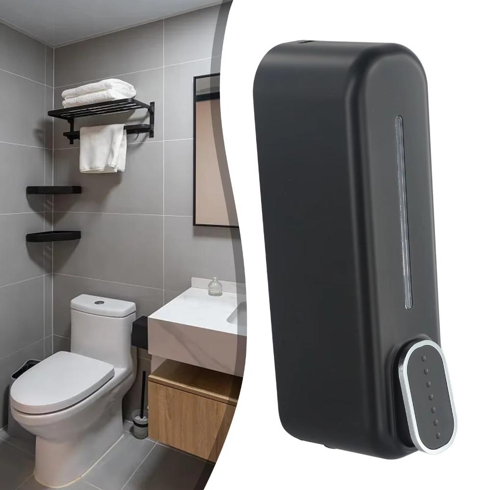 Hygienic Wall Mount Soap Dispenser Plastic Hand Soap Dispenser Shower Gel Dispenser  Bathroom Use