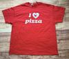 WaWa "I Love Pizza" Wawa Has Pizza T-Shirt Red Size 2XL XXL Gildan Tag