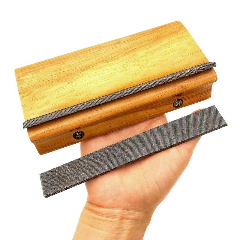 Professional 3/23/35 Degree Guitar Fret File Wood Texture for Wood Fingerboards Guitar Bass Ukulele Maintenance